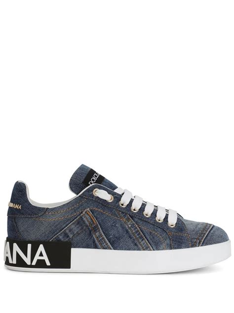 dolce gabbana sneakers woman|dolce and gabbana denim sneakers.